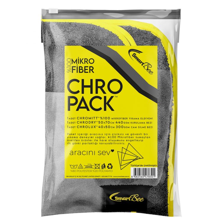 CHROPACK Mikrofiber Oto Yıkama Paketi